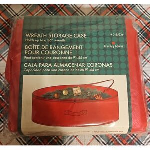 Harvey Lewis Red Wreath Storage Case